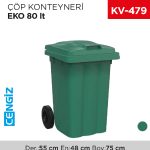 ÇÖP KONTEYNERİ EKO 80 LT (6503)