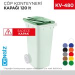 ÇÖP KONTEYNERİ KAPAĞI  120 LT