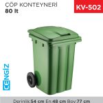 ÇÖP KONTEYNERİ 80 LT (6502)