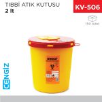 TIBBİ ATIK KUTUSU 2 LT