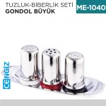 TUZLUK-BİBERLİK SETİ GONDOL BÜYÜK