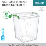 SAKLAMA KUTUSU DERİN ELİTE 21 LT (2658)