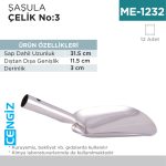ŞAŞULA ÇELİK NO:3 (31.5 CM) (SSL-3)