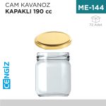 CAM KAVANOZ 190 CC KAPAKLI