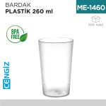 BARDAK PLASTİK 260 ML (2875)