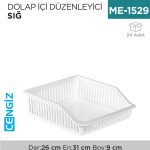 DOLAP İÇİ DÜZENLEYİCİ SIĞ PLASTART (BA680)