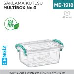 SAKLAMA KUTUSU M.BOX NO:3 (3 LT) (E-502)