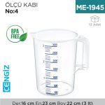ÖLÇÜ KABI NO:4 (3 LT) (4588)