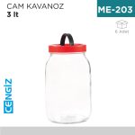 CAM KAVANOZ 3 KG