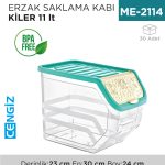 KİLER ERZAK SAKLAMA KABI 11 LT(E-395)