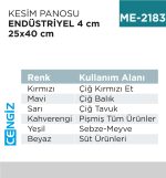 KESİM PANOSU END.4 CM (KALINLIK) 25*40 CM