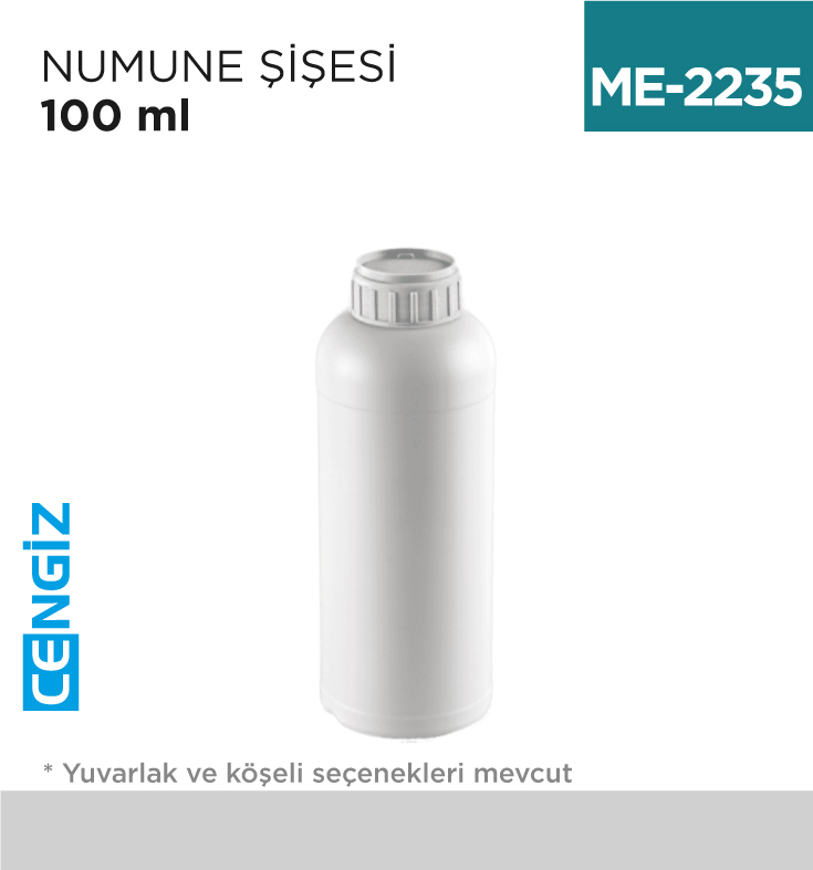 NUMUNE ŞİŞESİ 100 ML