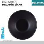 ÇAY TABAĞI MELAMİN SİYAH (414)