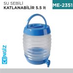 SU SEBİLİ KATLANABİLİR 5.5 LT (BOW55)