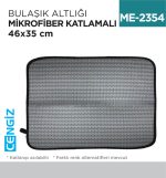 BULAŞIK ALTLIĞI MİKROFİBER KATLANABİLİR 35*46 CM