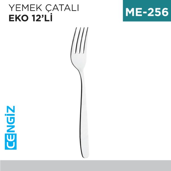 YEMEK ÇATALI  EKO ESDİ 12Lİ