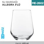 +SU BARDAĞI ALLEGRA 3LÜ (425 CC) (420015)
