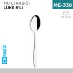 TATLI KAŞIĞI LÜKS 6LI