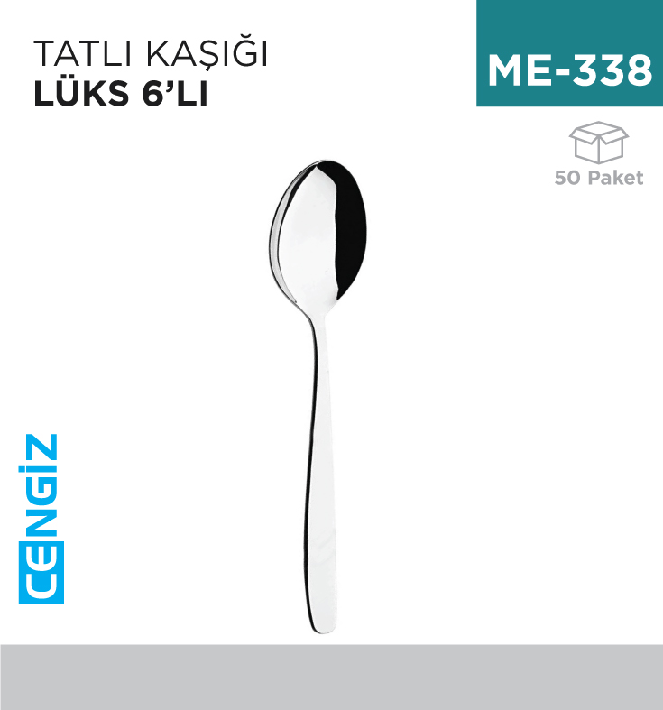 TATLI KAŞIĞI LÜKS 6LI