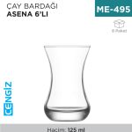 ÇAY BARDAĞI ASENA 6LI (ASN 314)