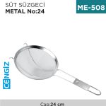 SÜT SÜZGECİ METAL NO:24