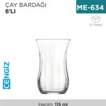 ÇAY BARDAĞI KLASİK 6LI (30020.O)