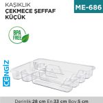 KAŞIKLIK ÇEKMECE KÜÇÜK ŞEFFAF (E-200)