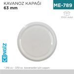 CAM KAVANOZ KAPAĞI 63 MM (370)