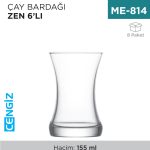 ÇAY BARDAĞI ZEN 6LI (ZEN313)
