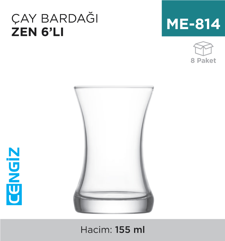 ÇAY BARDAĞI ZEN 6LI (ZEN313)