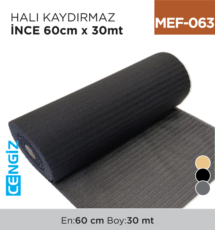 HALI KAYDIRMAZ İNCE RULO 60 CM*30 MT