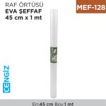 RAF ÖRTÜSÜ EVA ŞEFFAF 45 CM*1 MT