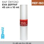 RAF ÖRTÜSÜ EVA ŞEFFAF 45*10 MT
