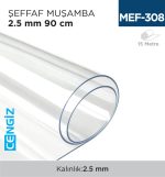 ŞEFFAF MUŞAMBA 2.5 MM 90 CM (15 MT)
