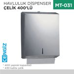 HAVLULUK DİSPENSER ÇELİK 400LÜ (7146)