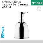 SIVI SABUNLUK TEZGAHÜSTÜ METAL SİLİNDİRİK (381)