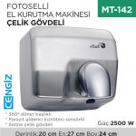 FOTOSELLİ EL KURUTMA MAKİNASI ÇELİK GÖVDELİ 2500 WATT (GSQ250B)