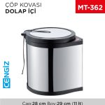 DOLAP İÇİ ÇÖP KOVASI 11 LT (1011)