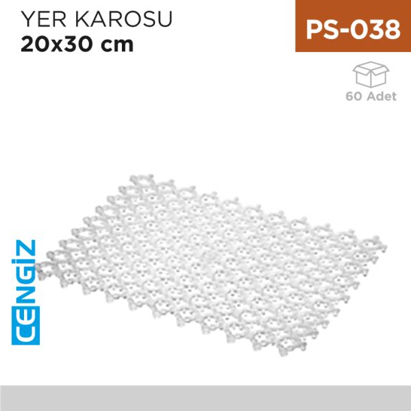 YER KAROSU 20 CM*30 CM ŞEFFAF