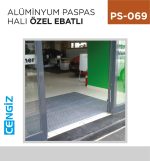 ALÜMİNYUM PASPAS HALI ÖZEL EBATLI