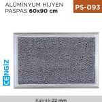 ALÜMİNYUM HİJYEN PASPAS 60 CM*90 CM