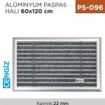 ALÜMİNYUM PASPAS HALI 60 CM*120 CM