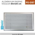 ALÜMİNYUM PASPAS KAUÇUK 60 CM*120 CM
