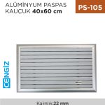 ALÜMİNYUM PASPAS KAUÇUK 40 CM*60 CM