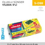 OLUKLU SÜNGER VİLEDA 5Lİ
