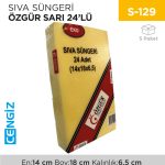 SIVA SÜNGERİ ÖZGÜR SARI 24LÜ