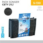İNOX SÜNGER CETY 2Lİ