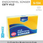 ENDÜSTRİYEL SÜNGER CETY 4LÜ