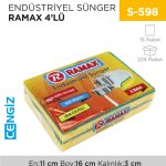 ENDÜSTRİYEL SÜNGER RAMAX 4LÜ