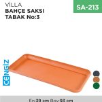 VİLLA BAHÇE SAKSI TABAK NO:3